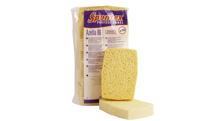 Spons spontex azella 86 glazenwassersspons 10st(96000086)