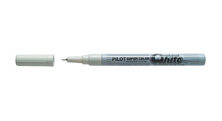 Fineliner pilot super ef 0.5mm wit