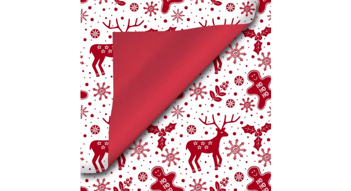 Kerst cadeaupapier 30cm x 200m, 091
