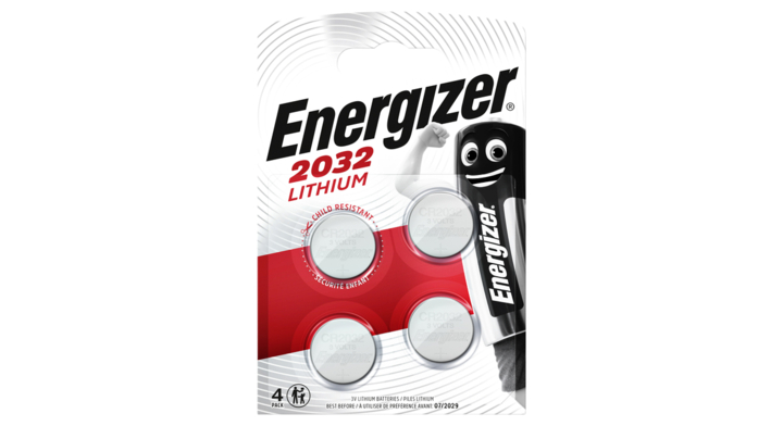 Batterij energizer cr2032 lithium 4st