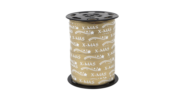Krullint X,MAS, 10mm x 225meter, goud (3 rol)