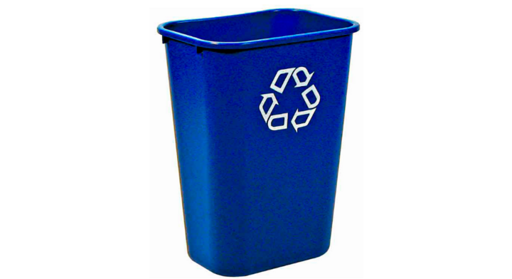 Rubbermaid, afvalbak, 39 liter, blauw, VB 002957