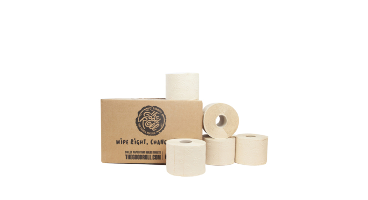 The Good Roll | Bamboe Toiletpapier | 250 Vel | 3-Laags | Naked | 171410101 (27 rollen)