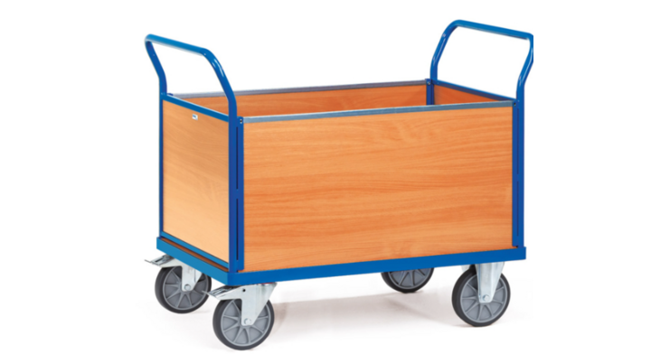 Vierwandwagen, 1200x800mm Draagverm. 600kg
