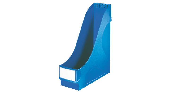 Tijdschriftcassette leitz 2425 a4 hoog blauw