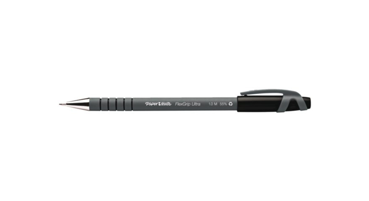 Balpen papermate flexgrip stick medium zwart