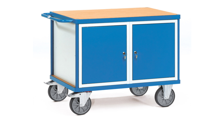 Lichte werkplaatswagen met 2 kasten, 1050x700mm