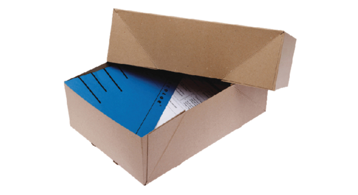 Paraatdoos cleverpack a4 1000v 307x220x108mm bruin