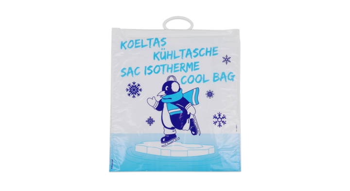 Koeltas, 44x47cm, met beugelsluiting, wit (100 stuks)