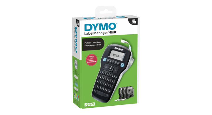 Labelmanager dymo lm160 qwerty valuepack(2142267)