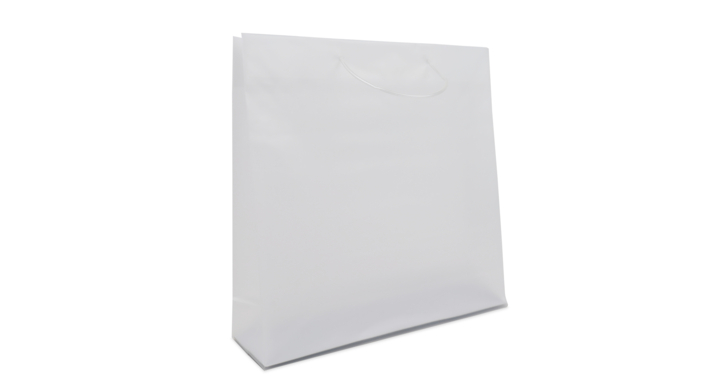 Luxe draagtas, 37+10x38cm, tubes, semi-transparant (100 st)