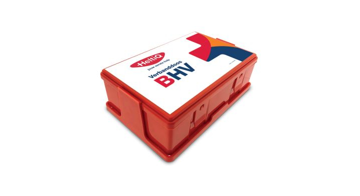 HeltiQ, verbanddoos BHV, inhoud volgens DIN 13164 (1 stuk)