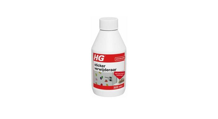 HG, sticker- teer en hakstrepenverwijderaar, 300ml (1 stuk)