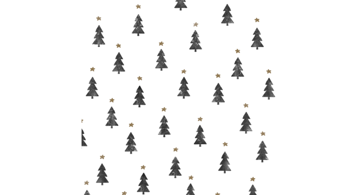 Kerstpapier, 50cm x 200m, coated papier, K691775-8