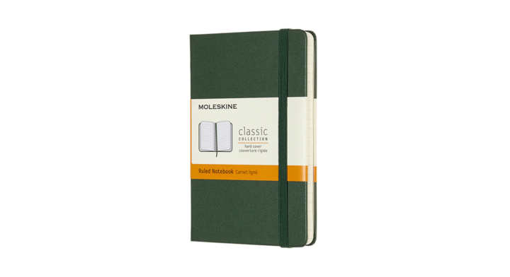 Notitieboek moleskine pocket 90x140 ln hc myrt gn(mm710k15)