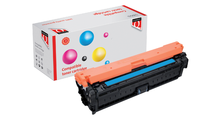 Tonercartridge Quantore alternatief tbv hp ce741a blauw(350425-032091)