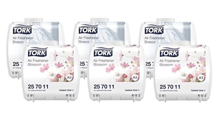 Tork Premium | Constante Luchtverfrisser | 32ml | A3 | Mixpakket | 257013 (6 stuks)