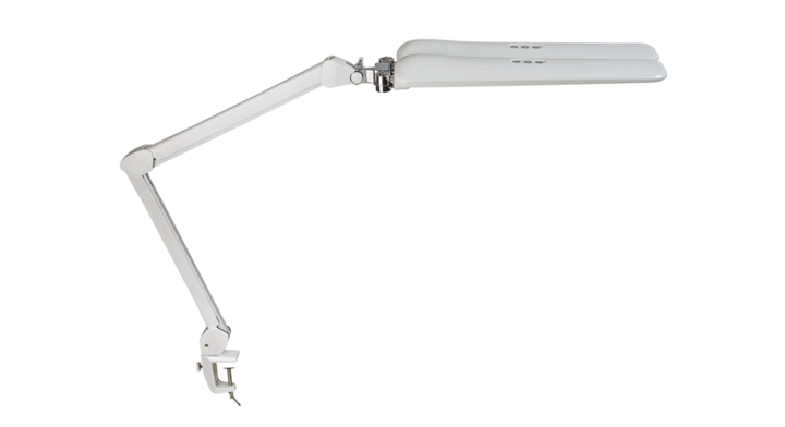 Werkpleklamp maul craft duo led met tafelklem wit(8205402)