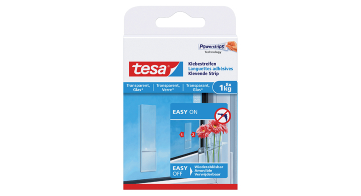Powerstrip tesa transparant 1kg(77733-00000-00)