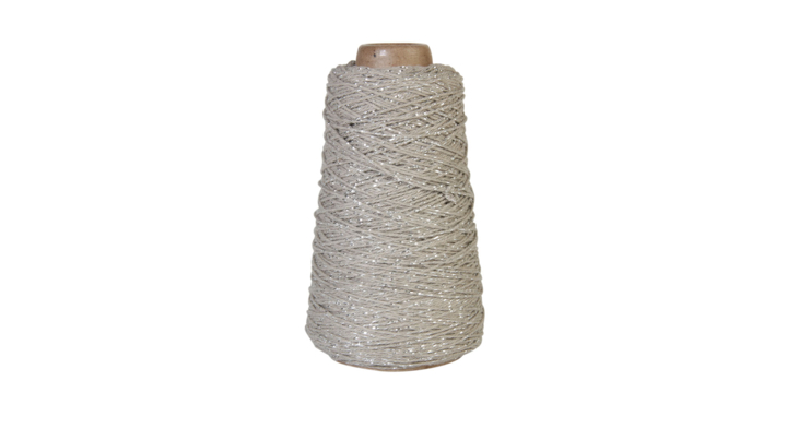 Bakers Twine koord katoen, Grijs/Zilver, 2mm, Rol a 300mtr