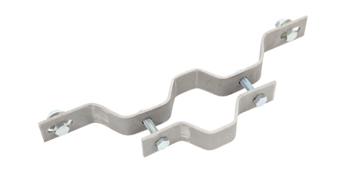 Bevestigingsmateriaal voor paalbevestiging, alu, VB 888000