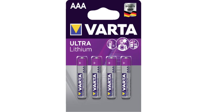 Batterij varta aaa professional lithium(06103301404)