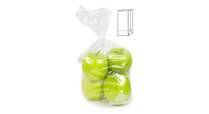 Harmonicazak, LDPE, 16/4x50cm, 50my (1000 stuks)
