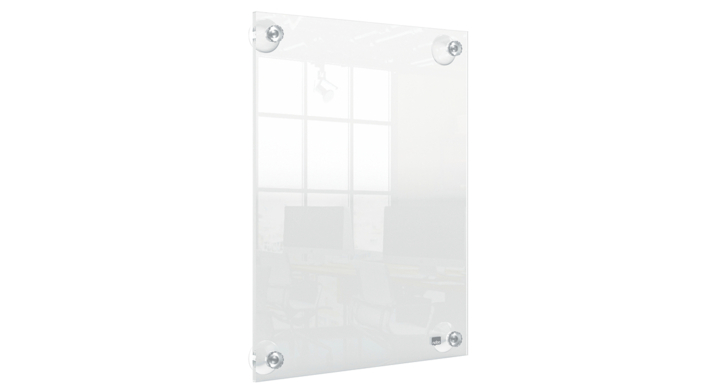 Infobord nobo premium plus a4 acryl verplaatsbaar(1915600)