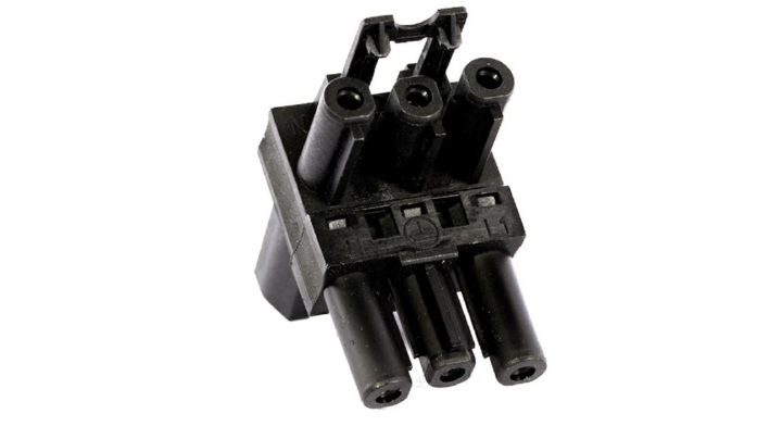 Filex, 3-weg eGST stekker splitter, zwart