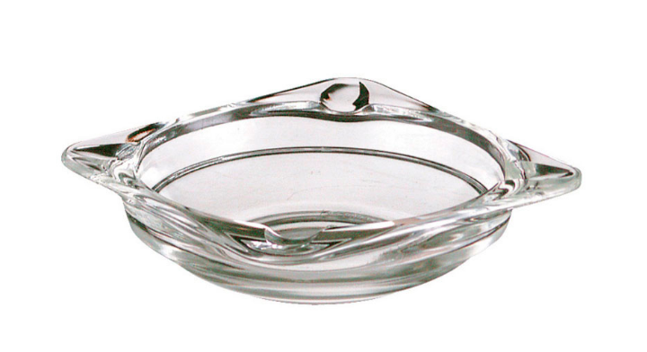 Stapelbare asbak, Ø120 mm, helder glas, VB 418005