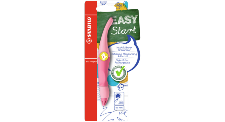 Rollerpen stabilo easyoriginal links pastel roze(b-58465-3)