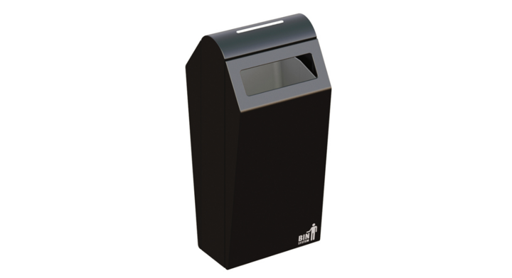 Binsystem, Double Bin afvalbak, 70 liter, zwart, VB 711529