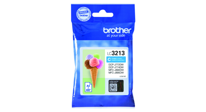 Inkcartridge brother lc-3213 blauw hc(lc3213c)