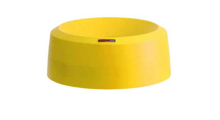 Deksel t.b.v. Modo ronde afvalbak, geel, VB 001289