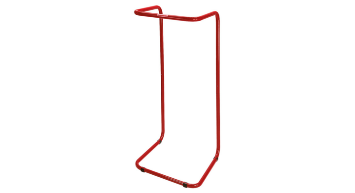 Stalen zakhouder, buisframe, 400 liter, rood, VB 033683