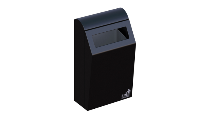 Binsystem, Basic Bin afvalbak, 38 liter, zwart, VB 711482