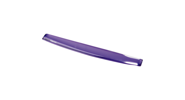 Pols+toetsenbordsteun fellowes gel crystals paars(9143703)