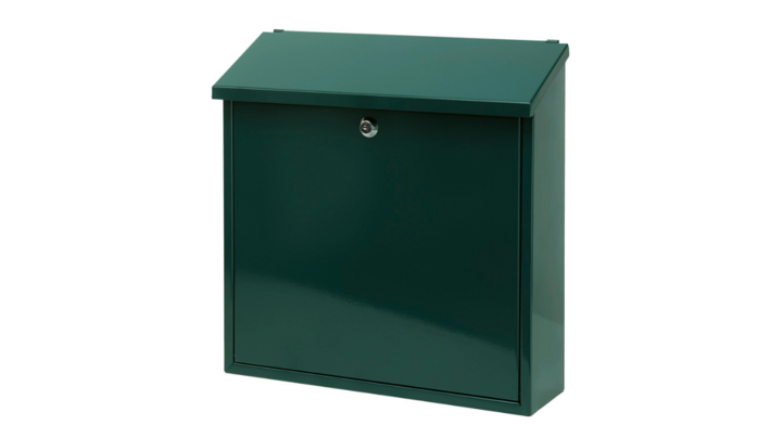 Wandbrievenbus Malagan | 370x115x370mm | Groen | VB 440050