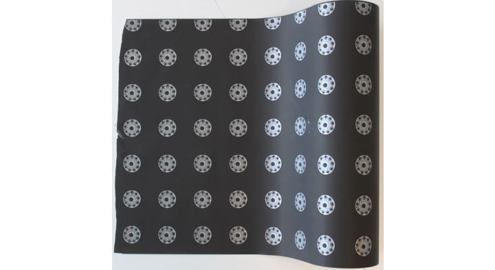 Cadeaupapier, 50cm x 200m, Zeeuwse Knoop, zwart/zilver