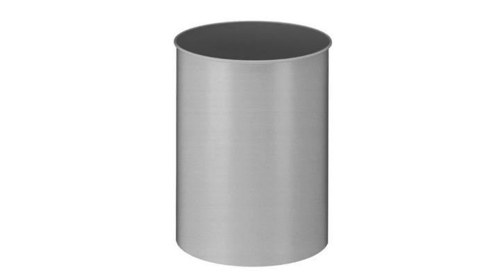 Metalen Papierbak | Rond | 30 Liter | Aluminium | VB 100300