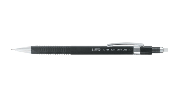 Vulpotlood criterium 0.5mm met gum metalen clip(892276)