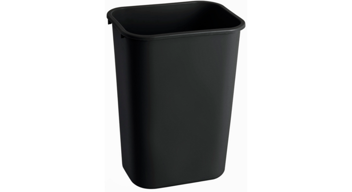 Rubbermaid, afvalbak, 39 liter, zwart, VB 002957