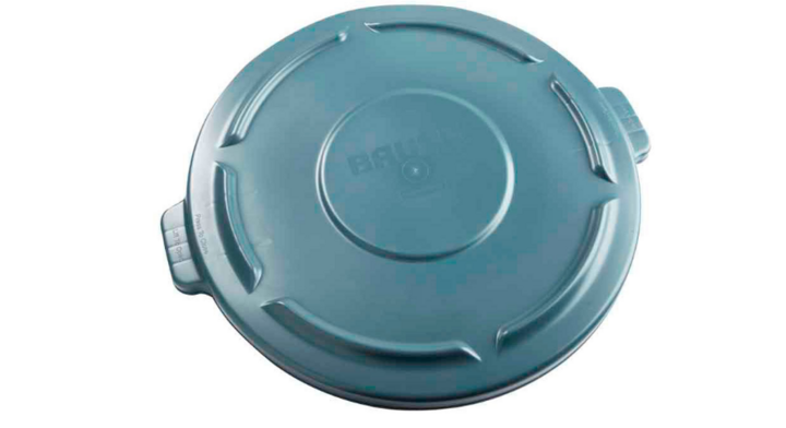 Rubbermaid, deksel voor afvalbak VB 002643, grijs, VB 002645