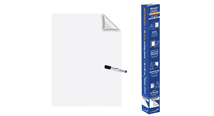 Legamaster Magic-Chart, whiteboard vel, 60x80cm, wit (25st)