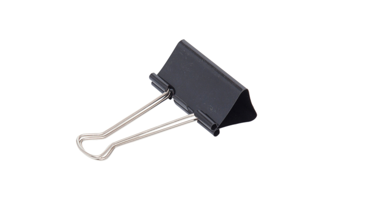 Papierklem maul 213 foldback 51mm zwart(2135190)