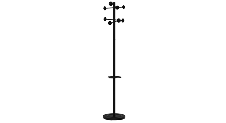 Kapstok staand unilux accueil zwart(100340694)