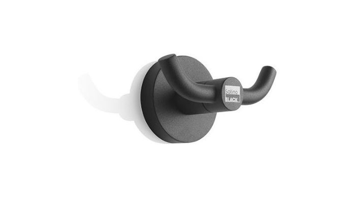 Satino Black | Kledinghaak | Metaal | Zwart | 180317 - OP=OP AANBIEDING