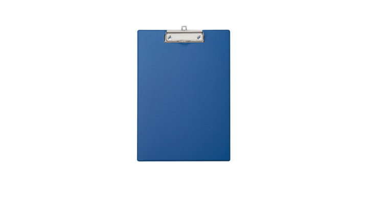 Klembord maulpoly a4 staand pp-folie blauw(2337037)