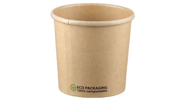 Soepbeker, 500ml/18oz, 101mm, karton, bruin (500 stuks)