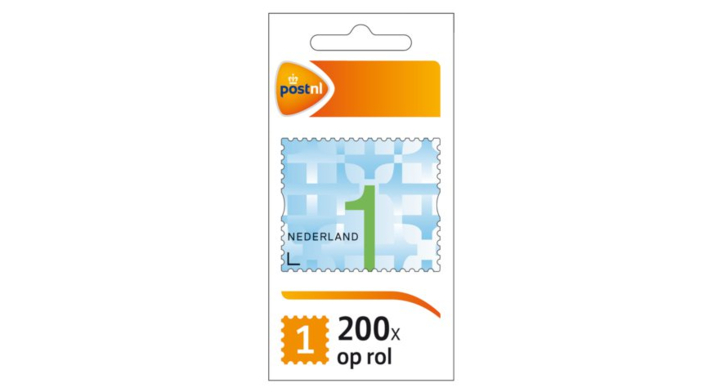 Postzegel NL waarde 1 zelfklevend 200 stuks